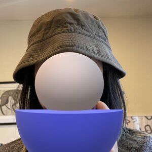 Barbour Waxed Cotton Bucket Hat Men’s Large Olive Green